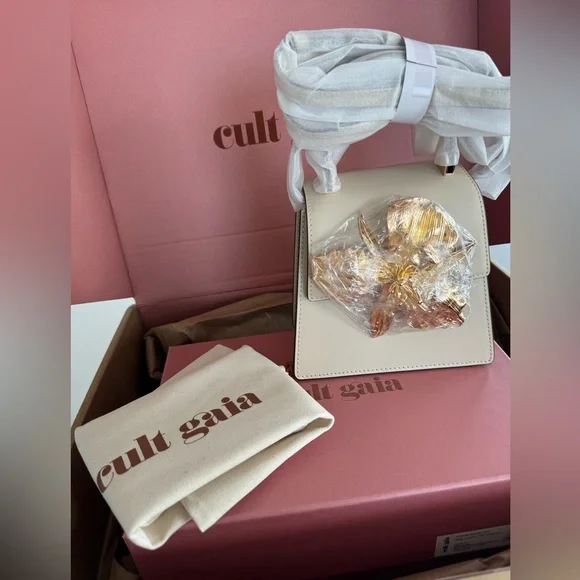 Cult Gaia EMILIA MINI BAG - Alabaster NWT - Picture 3 of 8